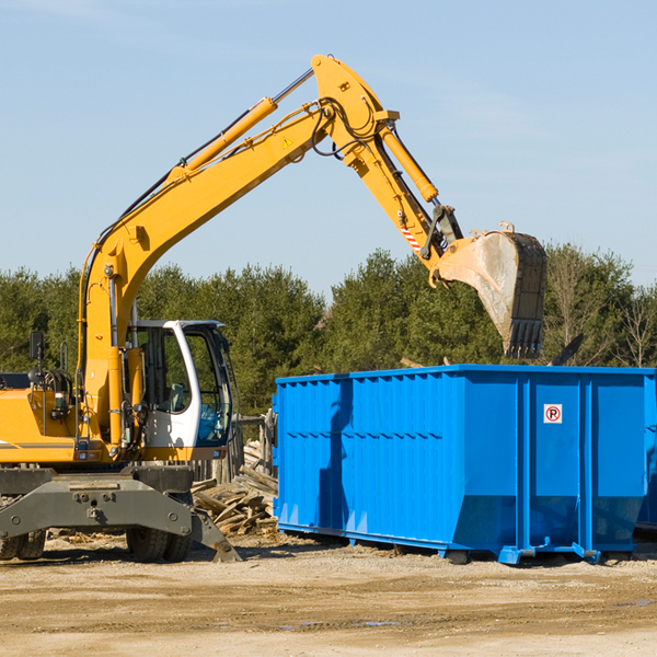 can i choose the location where the residential dumpster will be placed in Forest Hill Village